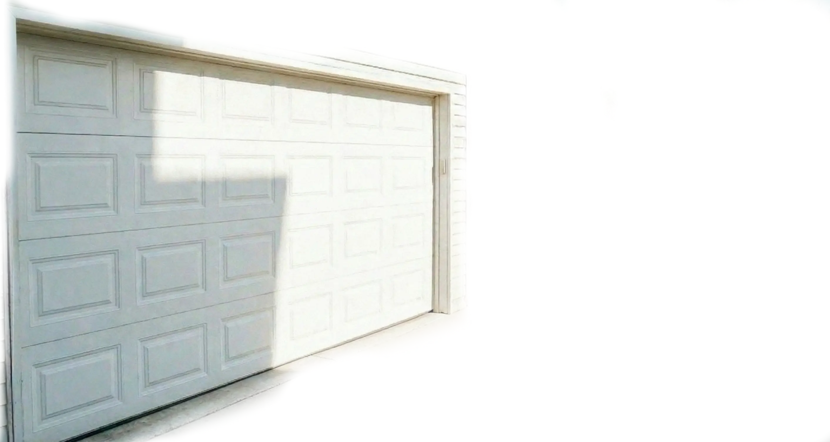 Garage door closed